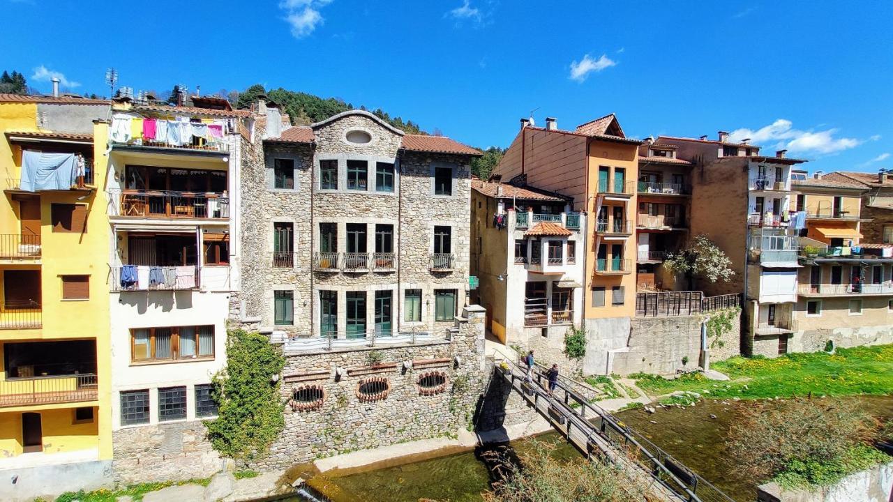 Aixopluc - Camprodon Apartamento Centro Rio Ritort Buitenkant foto